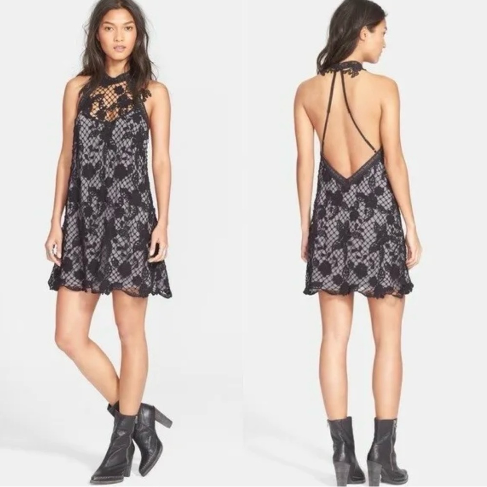 Free People Snowdrop Trapeze Dress I1